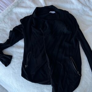 Bar III Women's Black Drape Jacket